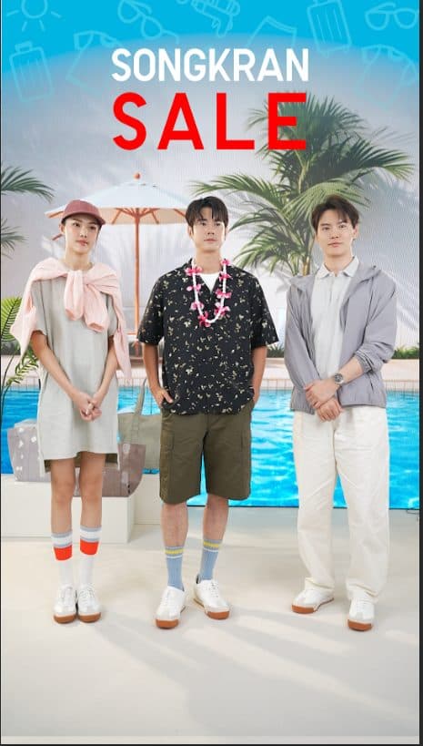 Uniqlo Songkran live set